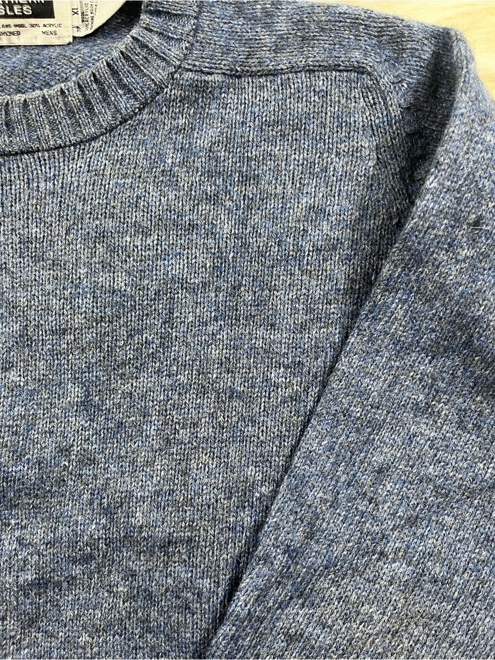 Northern Isles Pullover Sweater Women's XL Blue - Picture 2 of 5